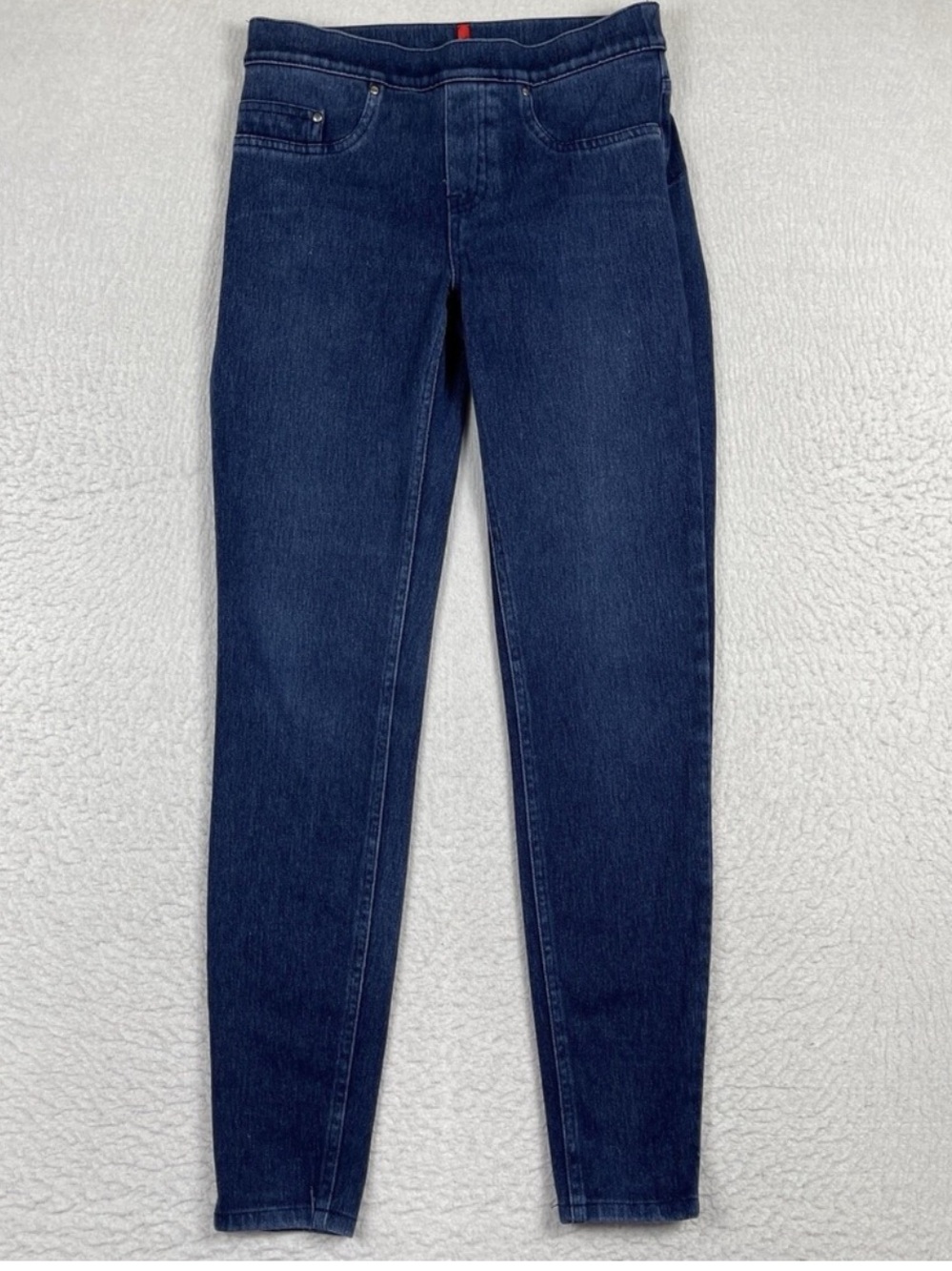 Spanx‎ Leggings Womens Small Blue Denim Stretch Casual Career Workwear Everyday